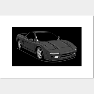 Legendary jdm black nsx Posters and Art